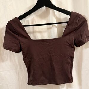 Babaton Contour Brown Women's Crop Top